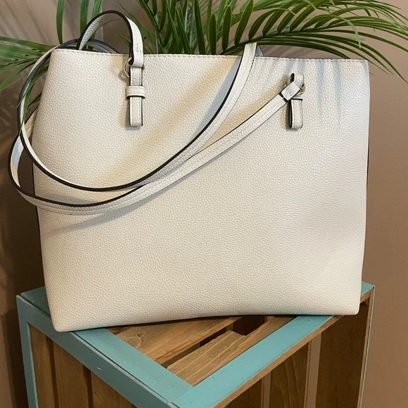 Nanette Lepore White Leather Tote (NWT) - Picture 2 of 5
